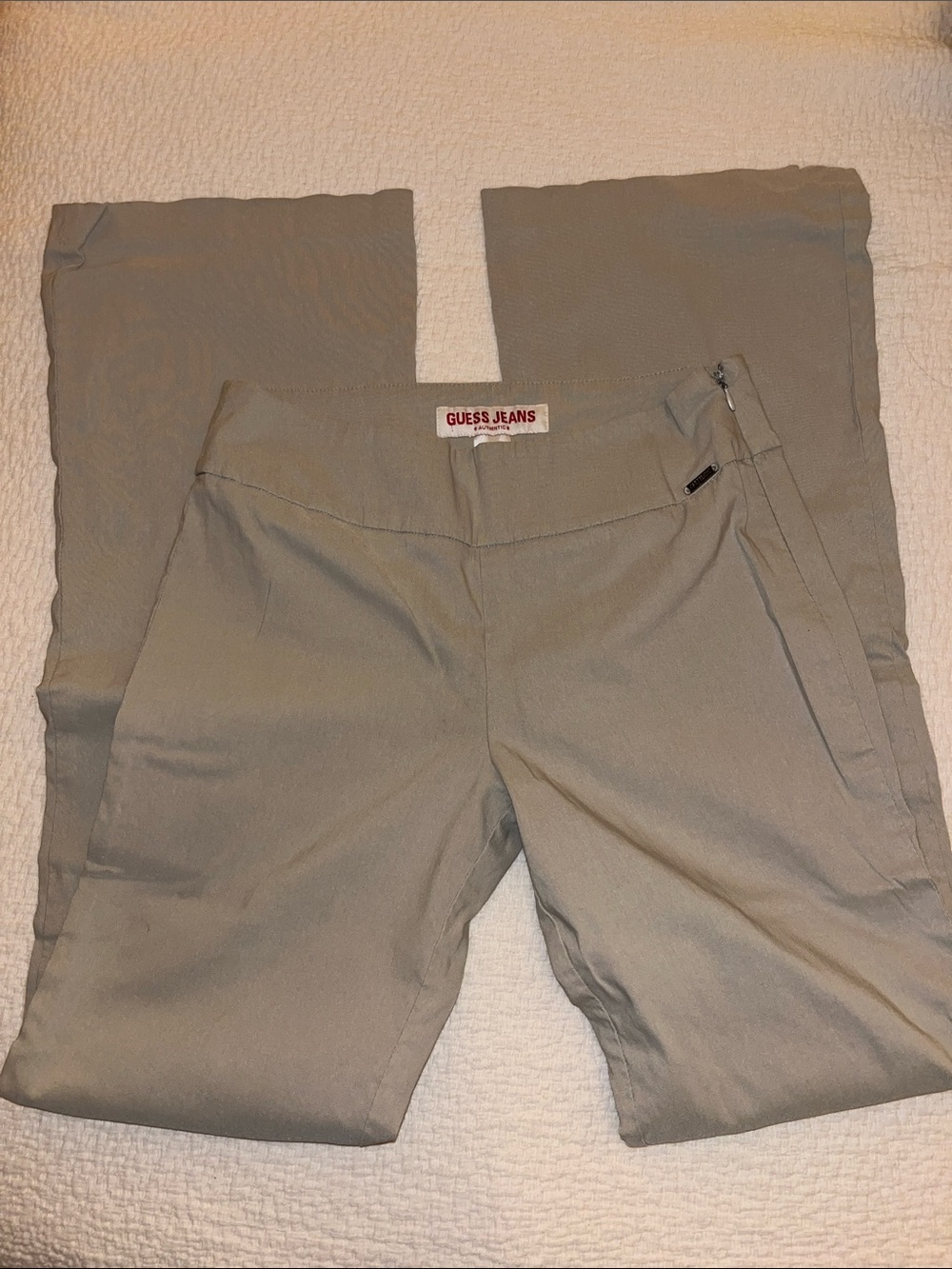 Guess Women’s Khaki Straight-Leg Bottoms